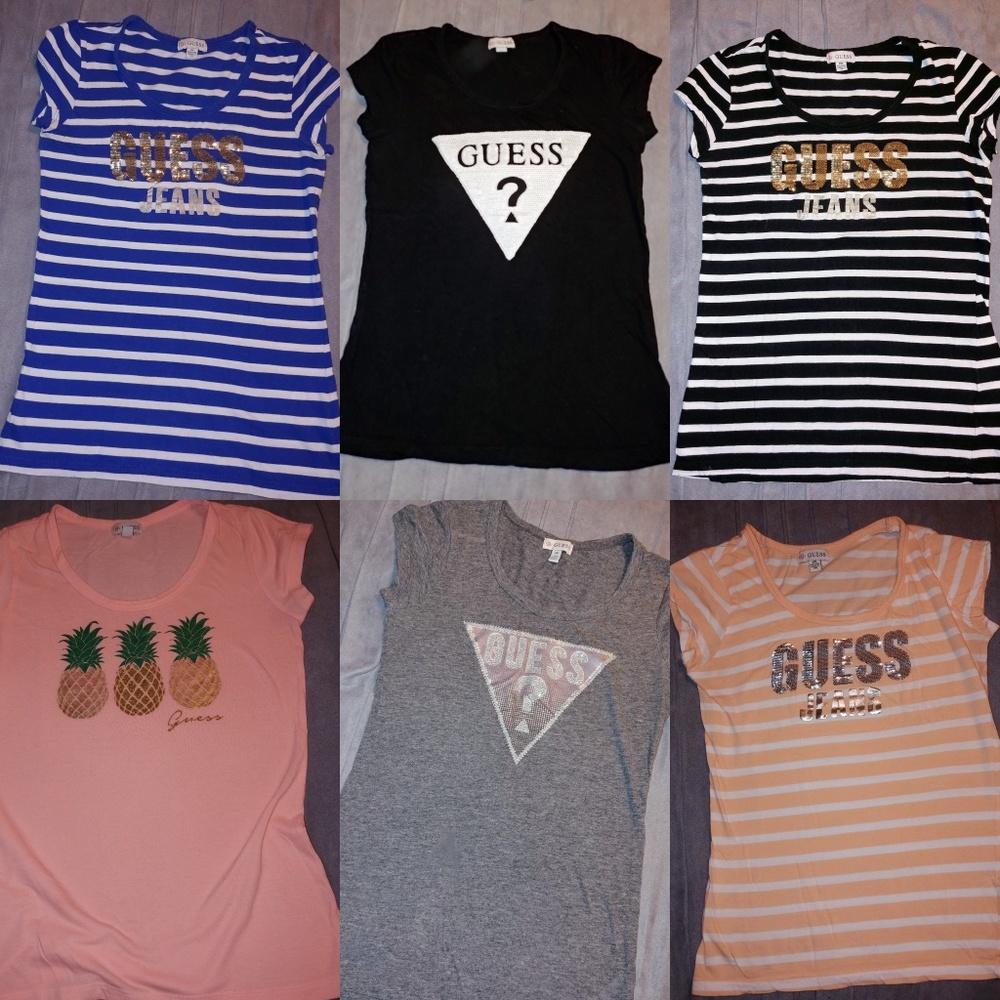 Guess T-shirts BUNDLE of 6